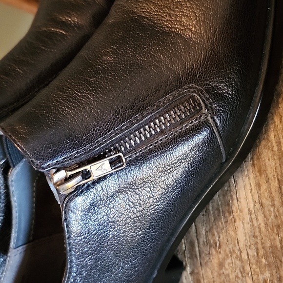 AEROSOLES leather loafers 7m black - Picture 4 of 11